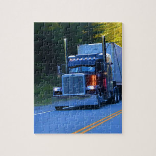 Truckers, Big Rig Cargo Truck Art Legpuzzel