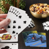 Truckers, Big Rig Cargo Truck Art Pokerkaarten (Insitu)