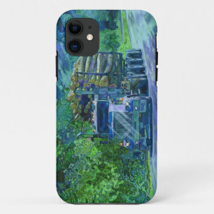 Truckers Big Rig Logging Truck iPhone 5 Hoesje
