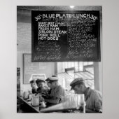 Trucker's Cafe, 1940.  foto Poster (Voorkant)