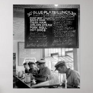 Trucker's Cafe, 1940.  foto Poster