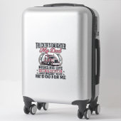 Truckers Daughter Proud Trucker Dad Sticker (Koffer)