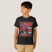 Truckers drijven Amerika T-shirt (Voorkant volledig)