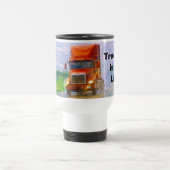 TRUCKERS GROTE RIG RODE TRUCK REIZEN MOK (Center)