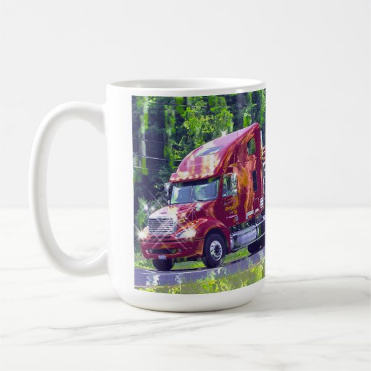 TRUCKERS GROTE RIG TRUCK STOP DRINK MOK (Links)
