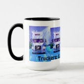 TRUCKERS GROTE RIG TRUCK STOP KOFFIE MOKKEN (Links)