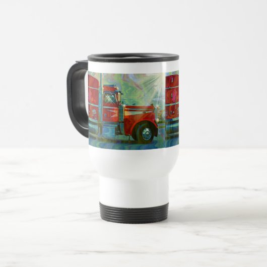 TRUCKERS GROTE RIG TRUCK STOP REIZEN MOK (Voorkant links)