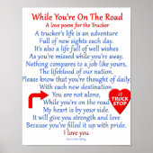 Trucker's Love Poem Poster (Voorkant)