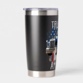 Truckers Move America Geïsoleerde Drinkbeker (Rechts)