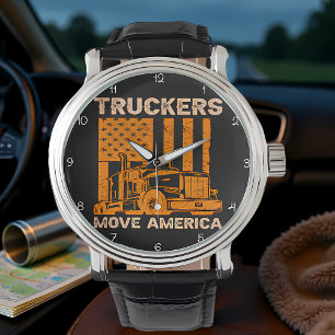 Truckers Move America: Orange Pride Horloge