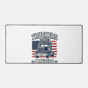 Truckers Move America Vintage Truck T-shirt Ontwer Bureaumat