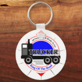 truckers nieuwkoning van de weesfoto sleutelhanger (Voorkant)