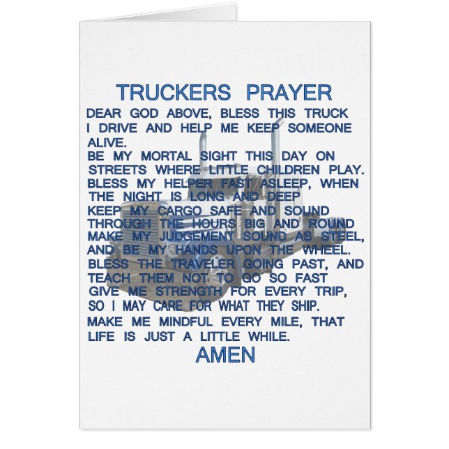 Truckers Prayer (Voorkant)