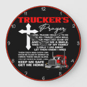 Trucker's Prayer: Cross, veilig thuis Grote Klok (Voorkant)