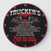 Trucker's Prayer: Houd me veilig Grote Klok (Voorkant)