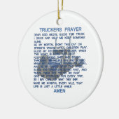 Truckers Prayer Keramisch Ornament (Links)