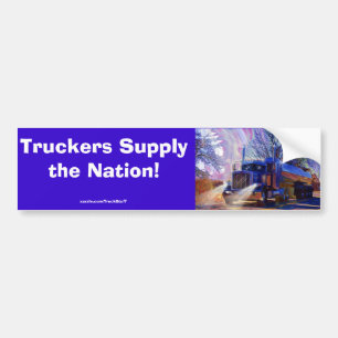 Truckers Tanker Truck Zwaar transport cadeau Bumpersticker
