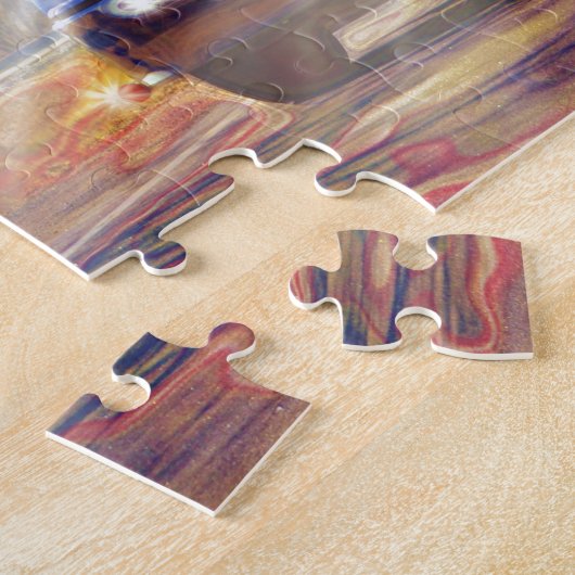 Truckers Tanker Truck Zwaar transport cadeau Legpuzzel (Zijkant)