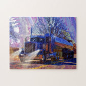 Truckers Tanker Truck Zwaar transport cadeau Legpuzzel (Horizontaal)