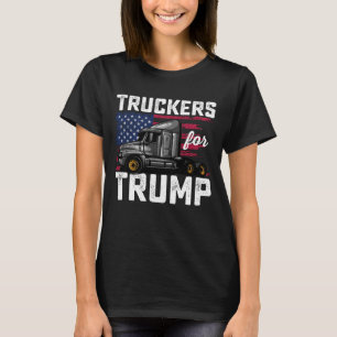 Truckers voor Trump presidentsverkiezing Vintage T-shirt