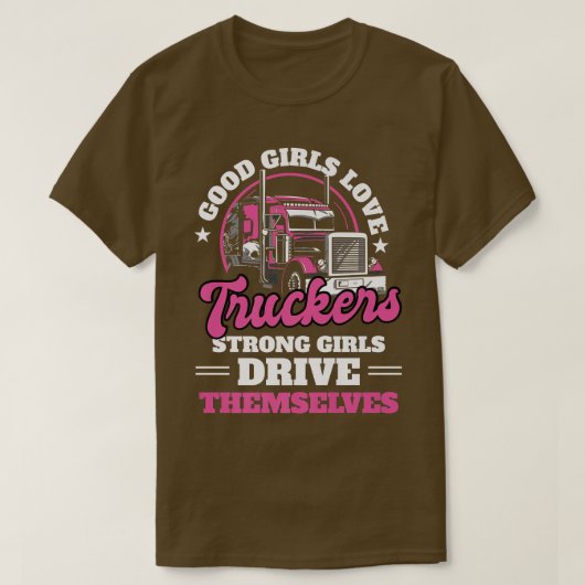 Truckers voor vrachtwagenchauffeur t-shirt (Design voorkant)