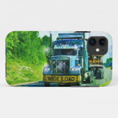 Truckers Vrachtwagenchauffeur Blauwe Vrachtwagen m Case-Mate iPhone Case (Achterkant (horizontaal))