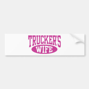 Trucker's vrouw bumpersticker