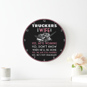 Truckers vrouw grappige Q & A Grote Klok
