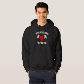 Trucker's vrouw hoodie (Voorkant volledig)