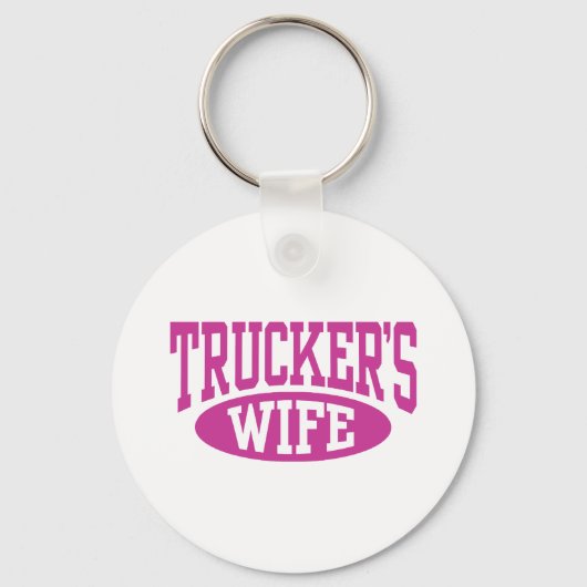 Trucker's vrouw sleutelhanger (Voorkant)