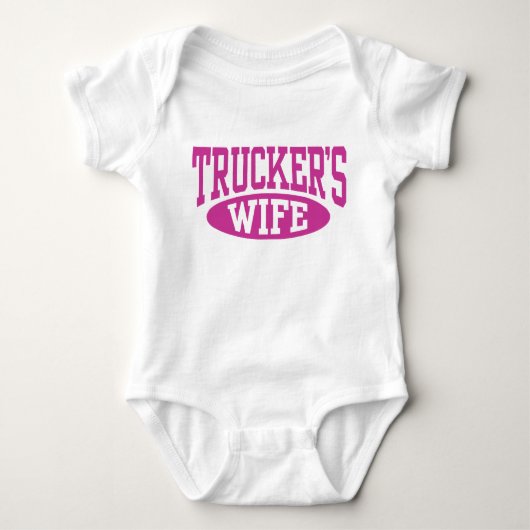 Trucker's vrouw t-shirt (Voorkant)