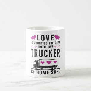 Truckers Vrouw Trucker Vrouw Liefde Truck Gift Ide Koffiemok