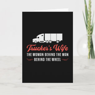 Truckers Vrouw Trucker's Vrouw De Vrouw Achter Lie Kaart