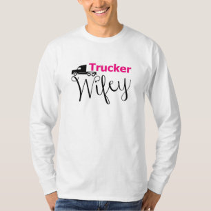Truckers Vrouw Vrachtwagenchauffeur Truckers Liefd T-shirt