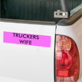 TRUCKERS WIFE BUMPERSTICKER (Op Truck)