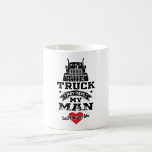 Truckers Wife Truck Driver Girl Truckers Koffiemok