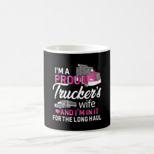 Truckers Wife Truck Driver Truckers Girl Gift Idee Koffiemok