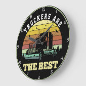 Truckers zijn de beste zonsondergang grote klok (Hoek)