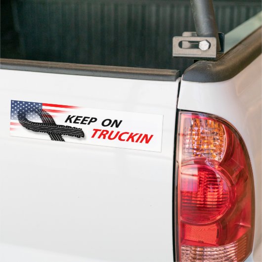 Truckin Bumpersticker (Op Truck)