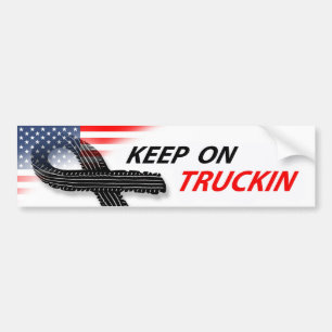 Truckin Bumpersticker