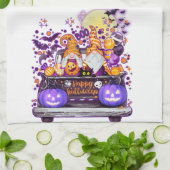 Truckin Halloween Gnomes Theedoek (Gevouwen)