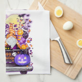 Truckin Halloween Gnomes Theedoek (Quarter Fold)