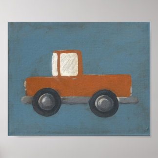 Truckin' Nursery Kunst Poster