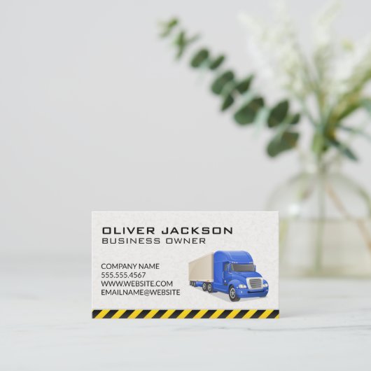 truckindustrie visitekaartje (Staand voorkant)