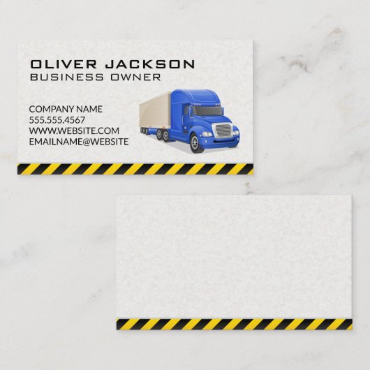 truckindustrie visitekaartje (Voorkant / Achterkant)