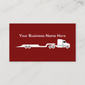 Trucking And Freight Courier Business Cards Visitekaartje (Voorkant)