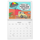 TRUCKING CARTOON CALENDAR KALENDER (Jan 2027)
