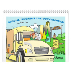 TRUCKING CARTOON CALENDAR KALENDER