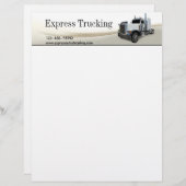 Trucking Company Briefhoofd Ontwerp (Voorkant / Achterkant)