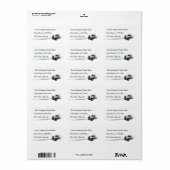 Trucking Company Etiket (Full Sheet)